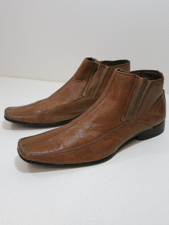Kenneth Cole Reaction Other - Kenneth Cole Reaction Oil Tanned Leather Dress Boots Men's Footwear Shoes Sz 11